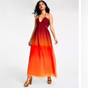 NWT! Bar III Halter Maxi Dress